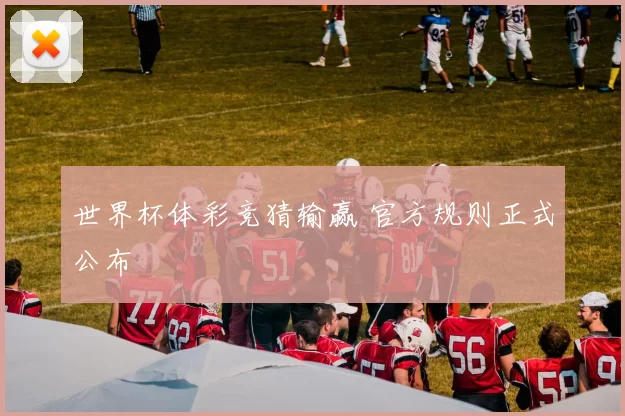 世界杯体彩竞猜输赢 官方规则正式公布