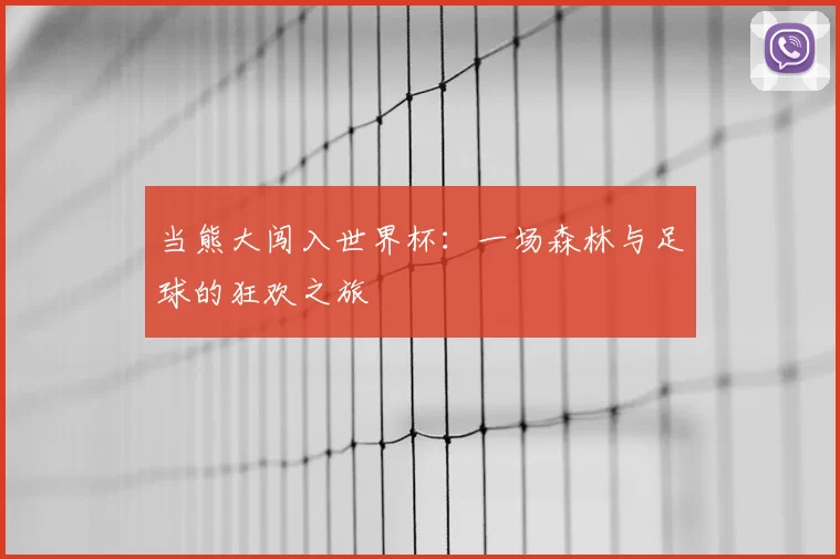 当熊大闯入世界杯：一场森林与足球的狂欢之旅